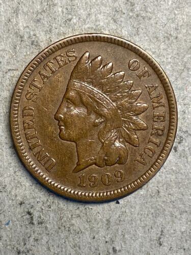 1909 S Indian Head Cent XF Key Date EBay