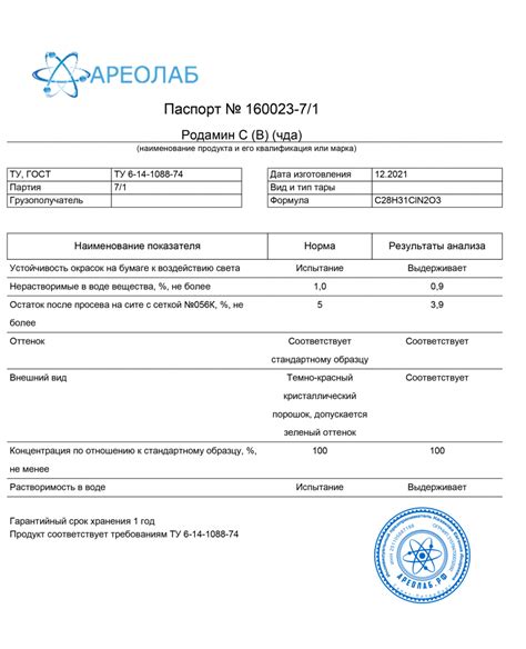 Родамин С (В) купить