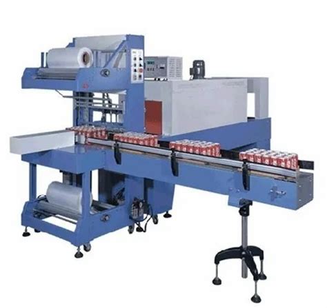 Mild Steel Auto Shrink Wrapping Machine For Liquid Capacity 550