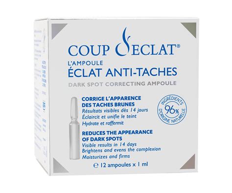 Éclat anti taches ampoules 12 x 1 ml Coup d éclat Taches