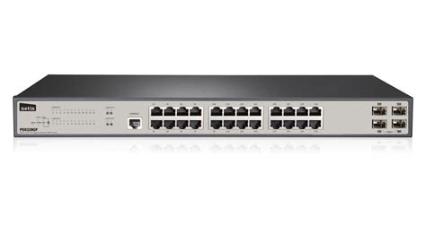 Netis PE6328GF - Коммутатор Gigabit Ethernet SNMP PoE24GE- и +4 SFP ...