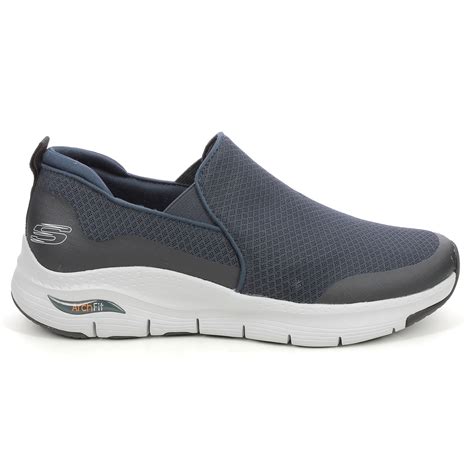 Skechers Arch Fit Slip 232043 NVY Navy trainers