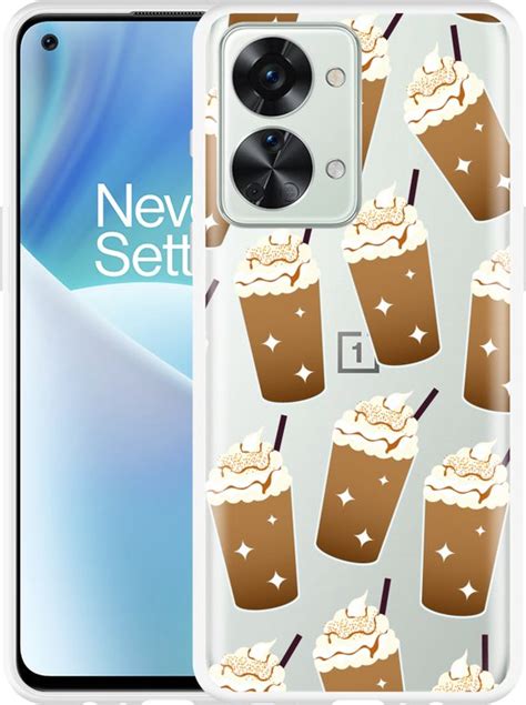 Cazy Hoesje Geschikt Voor OnePlus Nord 2T Frappuccino S Bol