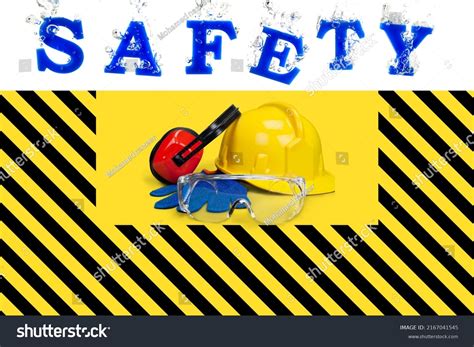 Safety First Sign Banner Construction Safety Stock Illustration ...