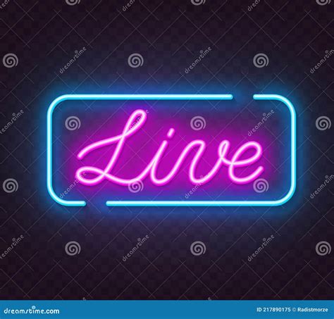 Live On Air Neon Text Vector. Radio On Air Neon Sign, Design Template ...