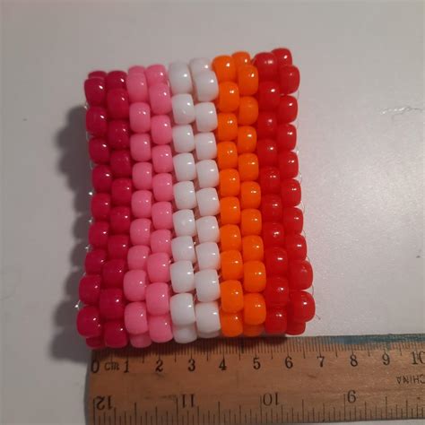 Lesbian Kandi Cuff Made With Elastic So It Ll Fit Depop