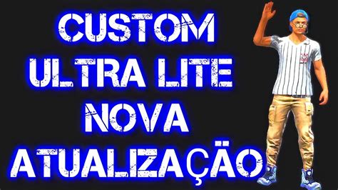 CUSTOM FREE FIRE MEGA LITE ATUALIZADA 1 66 0 RODANDO LISO EM