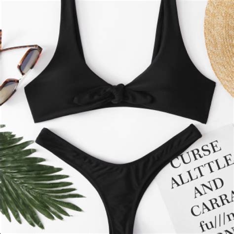 Swim Sexy Knot Top Bikini Set Poshmark