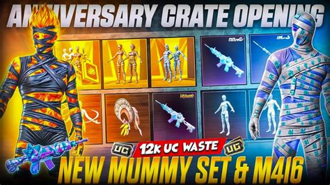 Bgmi Anniversary Crate Opening Mummy M New Lava Inferno Fiend