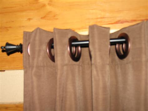 Easy To Make Curtains With Big Snap In Rings For Hanging