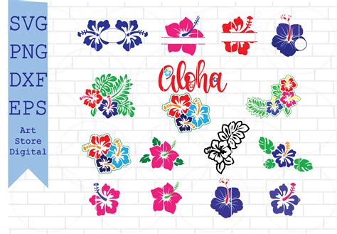 Hibiscus Svg Hibiscus Clip Art Hawaii Graphic By Artstoredigital