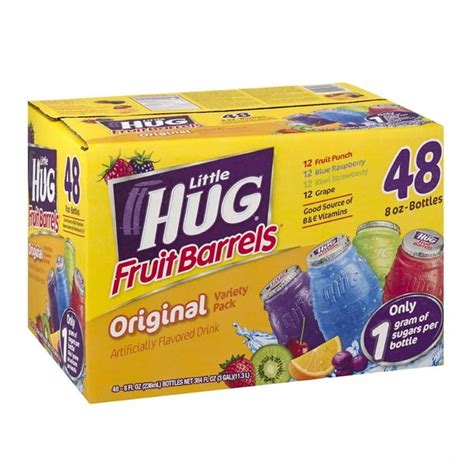 Little Hugs Fruit Barrels Variety Pack 48 Ct8 Oz