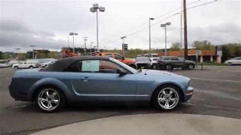 2005 Ford Mustang Convertible Windveil Blue Clearcoat 55252069 Mt Vernon Skagit Youtube