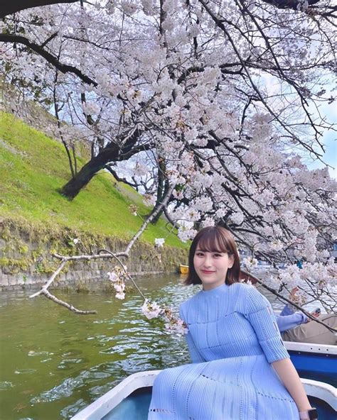 森田真理華さんのインスタグラム写真 森田真理華instagram 「昨日の千鳥ヶ淵🌸 一年で一番地元が誇らしくなる時期です🧸🫶 今年は4