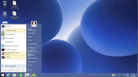 Como Colocar O Menu Iniciar No Windows 8 Youtube