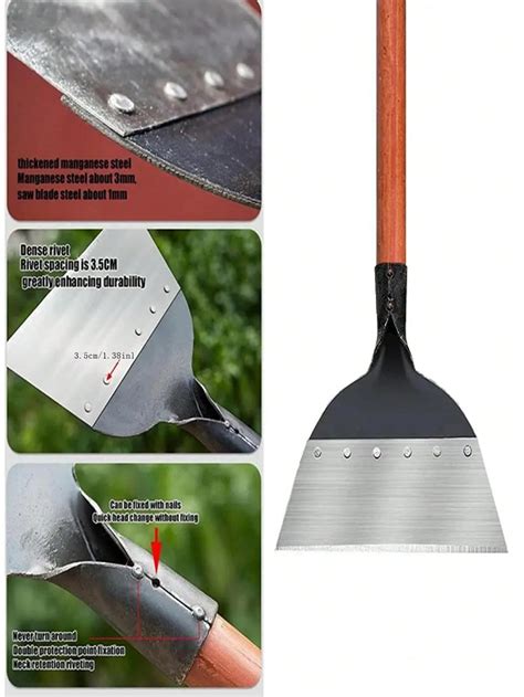 Multi Functional Outdoor Garden Cleaning Shovel Steel Flat Shovel Ice