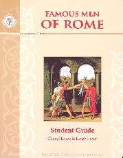 Famous Men Of Rome Student Guide Memoria Press Tree Of Life