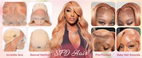 Amazon SFD Pink Blonde Lace Front Wig Human Hair 26 Inch 13x4 HD Lace Rose Gold Human Hair
