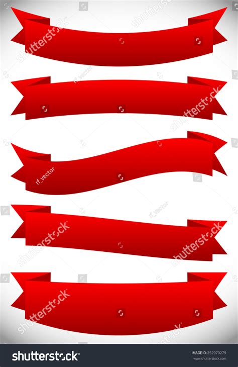 Vector Ribbons, Banners - 252970279 : Shutterstock