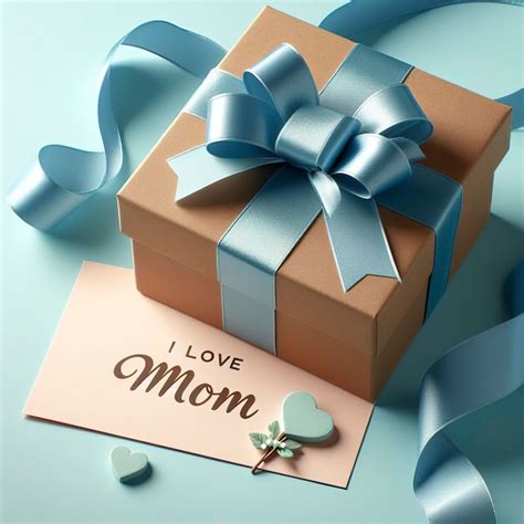 Premium Photo Mothers Day Background Closed Up Brown Gift Box With