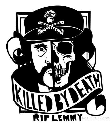 Skull A Day Rip Lemmy 19452015 Lemmy Lemmy Motorhead Lemmy Kilmister