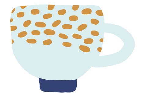 Ceramic Cup Decorative Cute Hot Drink M Graphic By Vectorbum Creative Fabrica