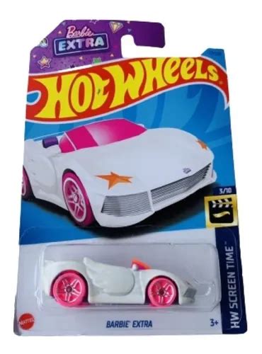 Hot Wheels Barbie Extra Hw Screen Time Lote C Branco Parcelamento Sem Juros