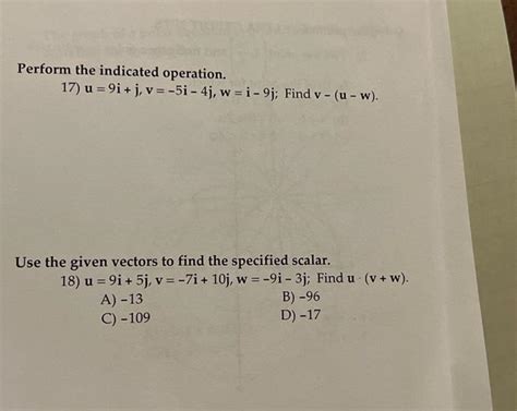 Solved Perform The Indicated Operation Chegg