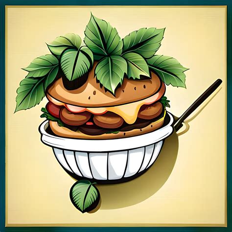 Burger Sticker For Printables