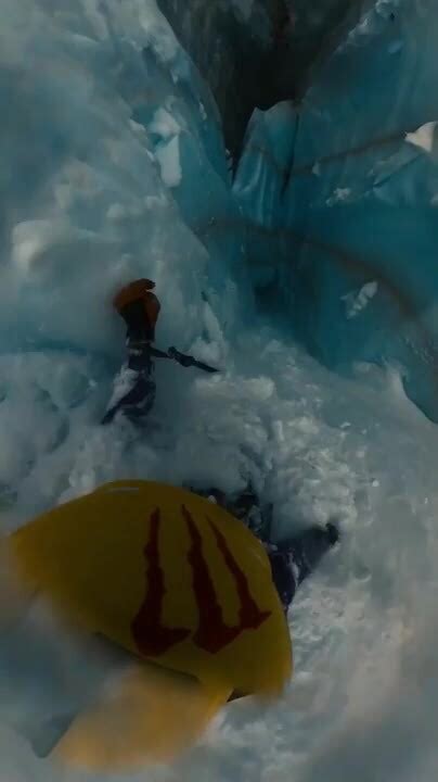 Skier Survives Near Death Crevasse Fall Jukin Licensing