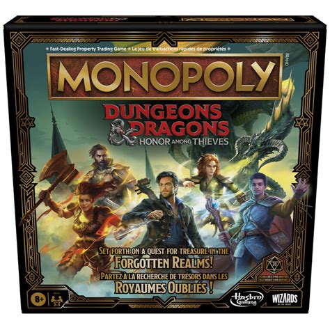 Monopoly Dungeons And Dragons Honor Among Thieves Game Inspired By