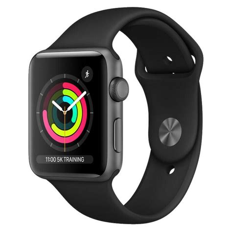 Pre-Owned Apple Watch Series 3 GPS + Cellular 42mm Space Gray Aluminium