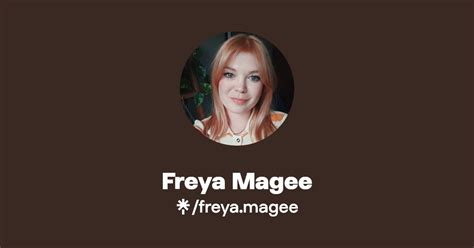 Freya Magee Instagram Tiktok Linktree