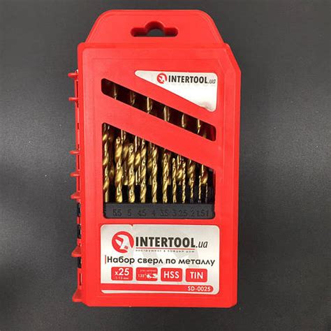 Набор сверл по металлу HSS 25 шт INTERTOOL SD-0025 (ID#1417251903 ...