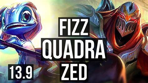 FIZZ Vs ZED MID Quadra 2 3M Mastery 500 Games Rank 12 Fizz KR