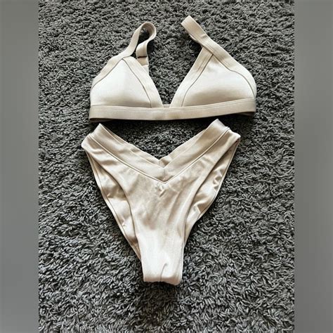 One One Swim One One Nude Bikini Set Poshmark
