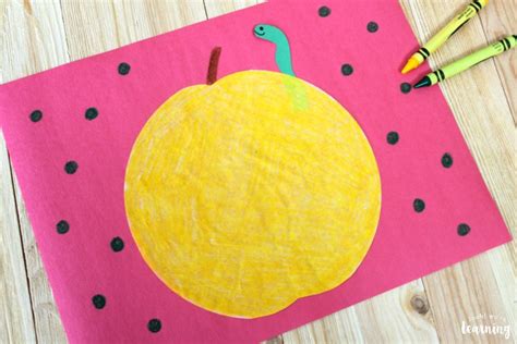 Coffee Filter Crafts For Kids Coffee Filter Apple Craft Look Were