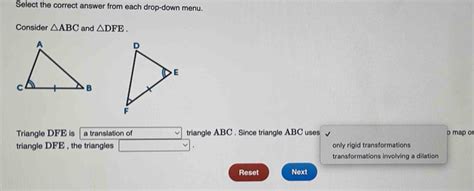 Solved Select The Correct Answer From Each Drop Down Menu Consider