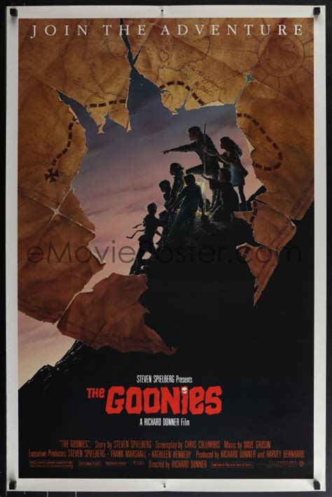 EMoviePoster Image For 6c0756 GOONIES 1sh 1985 Josh Brolin Teen