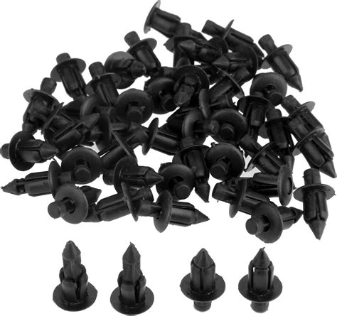 Amazon fr Mtsooning 50 Pièces Rivets en Plastique pour Voiture 6mm