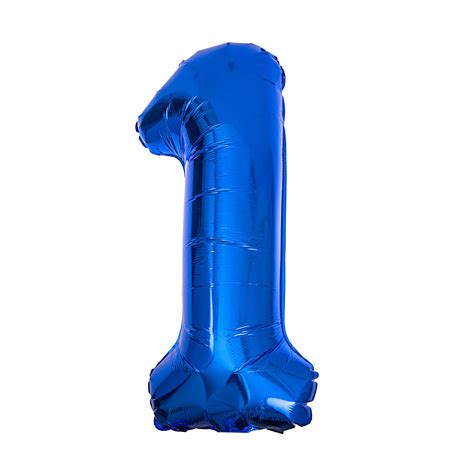 Extra Large Blue Foil Number 1 Balloon | Hobbycraft