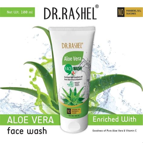 Dr Rasheel Green Dr Rashel Aloe Vera Face Wash 100 Ml Type Of