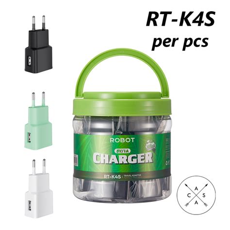 Jual Robot Rt K S Kepala Travel Adaptor Charger A New Rt K Per