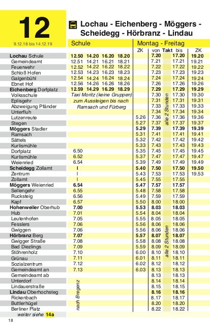 Fahrpl Ne Landbus Unterland Leiblachtal Erleben