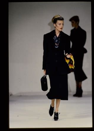 Model Walks Fall Winter 19911992 Azzedine Editorial Stock Photo Stock