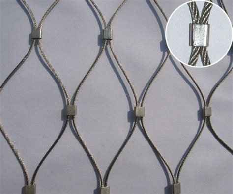 Flexible Stainless Steel Cable Mesh Netting X Tend Mesh Style Corrosion Resistant