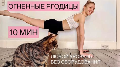 Круглые ягодицы. Лучшие упражнения. 10 мин. Ягодицы будут гореть - YouTube