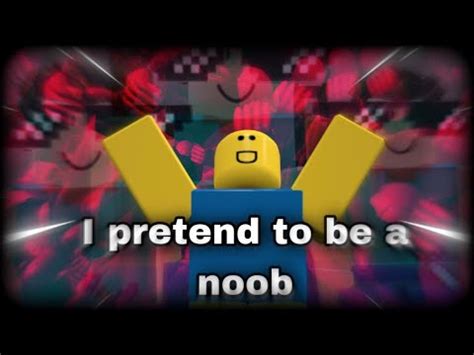 So I Pretend To Be A Noob In Roblox Bedwars Youtube