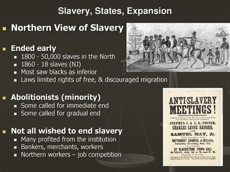 Slavery States Expansion Focus How Did Congress Try To Resolve The