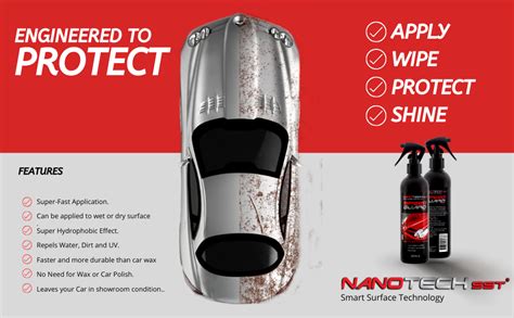 NanotechSST Speed Guard Premium Wax Spray Replaces Car Wax Instant